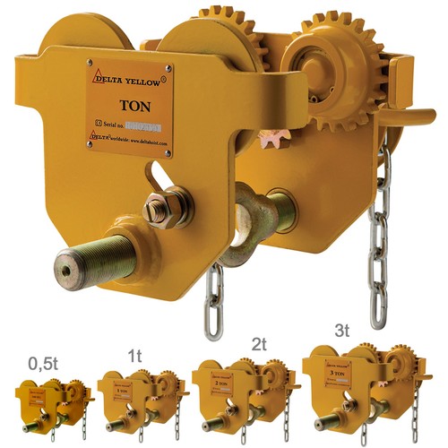 Haspelfahrwerk 2t 3t - haspelfahrwerk, 1t