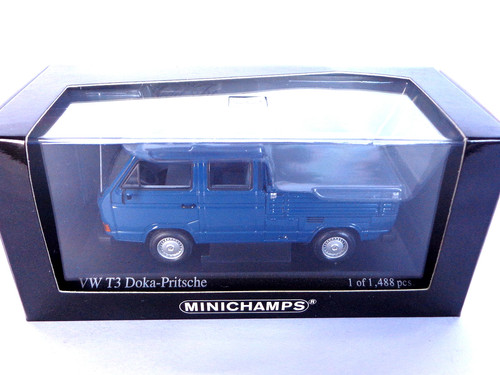 Minichamps vw t3 doka - 1:43,,
